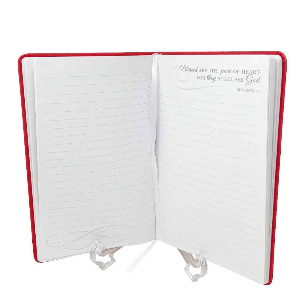 Eccolo Red Christian Writing Journal 5 1/2